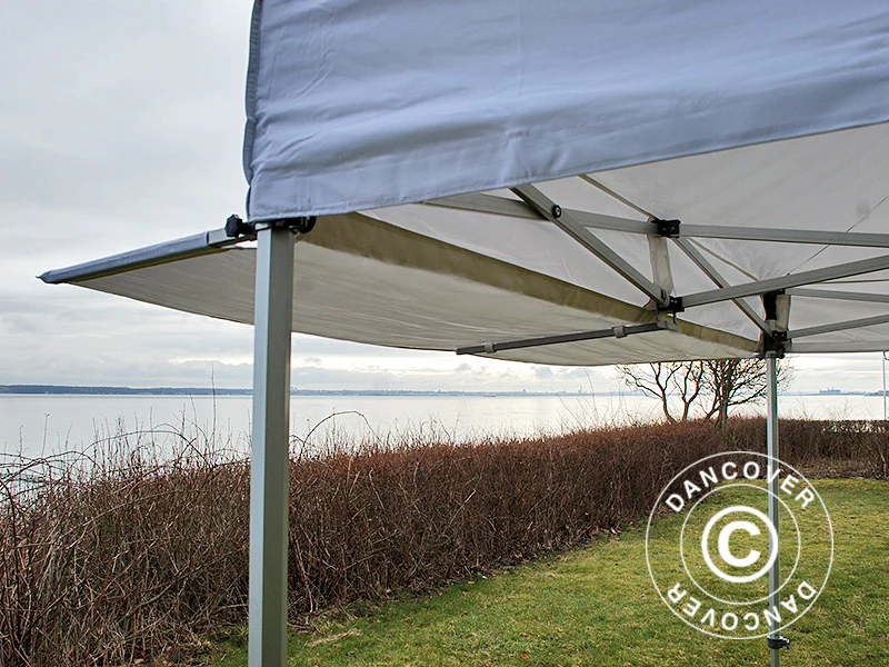 FleXtents Xtreme 50 3 m utskjutande tak, Vitt med anslutare - Image 3