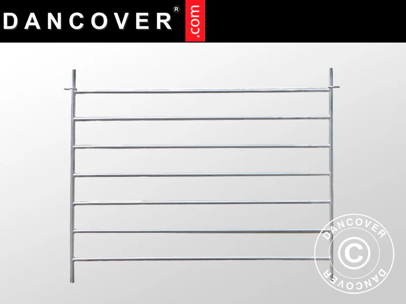 Förlängning för djurinhägnad, 1,5x1,22m, 2 st, Silver