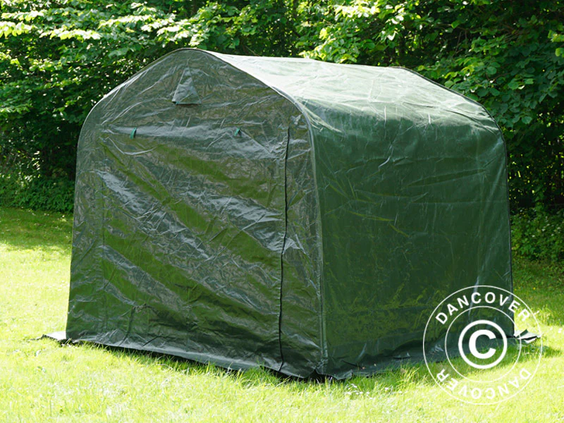 Förrådstält PRO 2,4x2,4x2m PE, Grön - Image 8