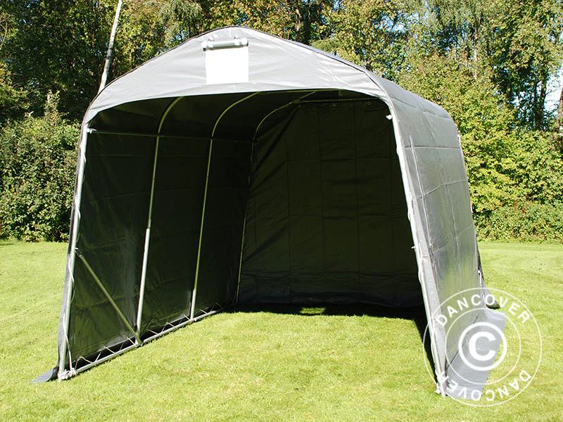 Förrådstält PRO 2,4x3,6x2,34m PVC, Grå - Image 10