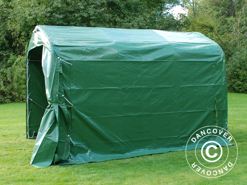 Förrådstält PRO 2,4x3,6x2,34m PVC Grön - Image 11