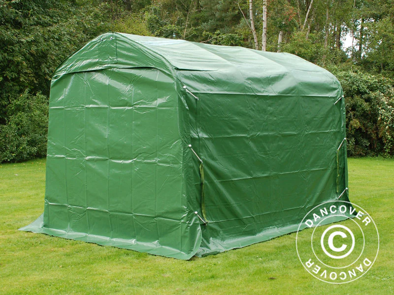 Förrådstält PRO 2,4x3,6x2,34m PVC Grön - Image 13