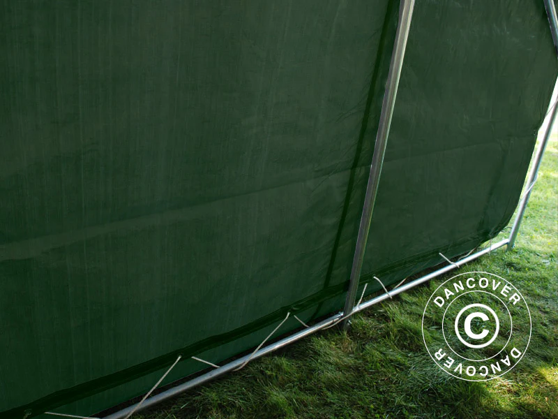 Förrådstält PRO 2,4x3,6x2,34m PVC Grön - Image 16