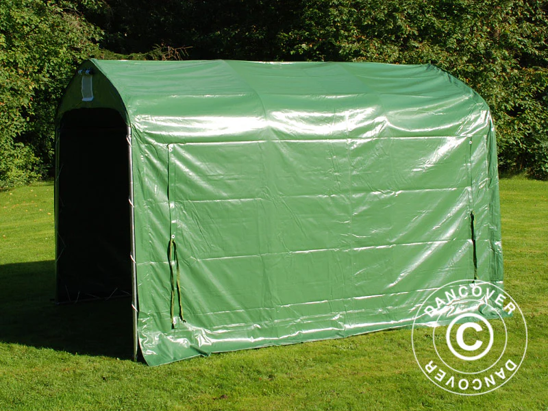 Förrådstält PRO 2,4x3,6x2,34m PVC Grön - Image 6