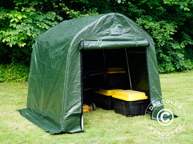 Förrådstält PRO 2x2x2m PE, Grön - Image 10