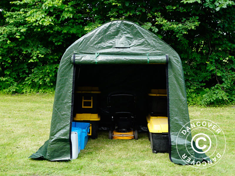 Förrådstält PRO 2x2x2m PE, Grön - Image 12