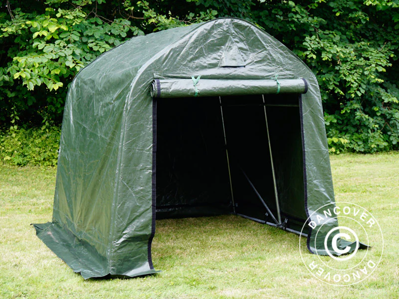 Förrådstält PRO 2x2x2m PE, Grön - Image 4