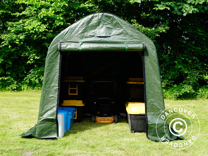 Förrådstält PRO 2x2x2m PE, Grön - Image 7