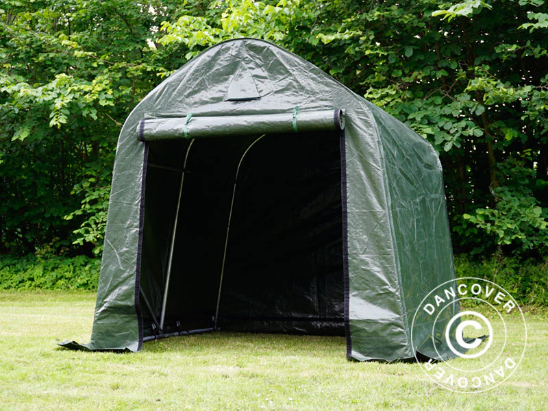 Förrådstält PRO 2x2x2m PE, Grön - Image 9