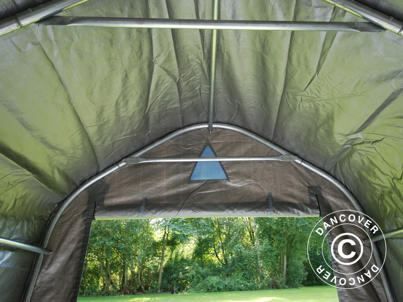 Förrådstält PRO 2x3x2m PE, Grå - Image 11