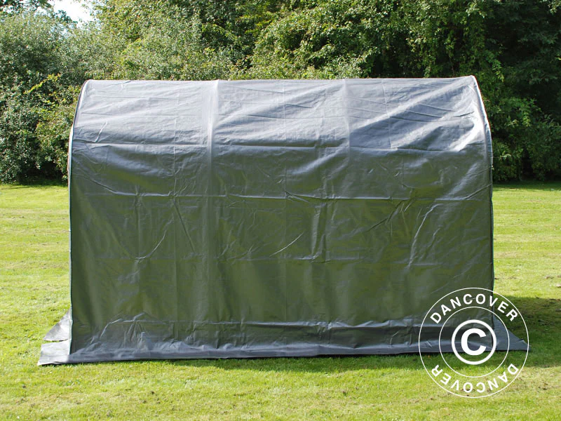 Förrådstält PRO 2x3x2m PE, Grå - Image 3