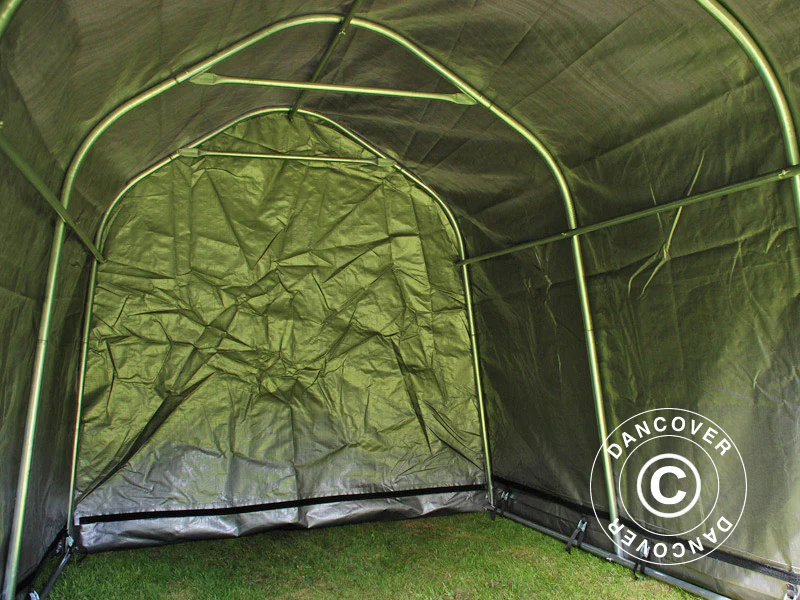 Förrådstält PRO 2x3x2m PE, Grå - Image 5