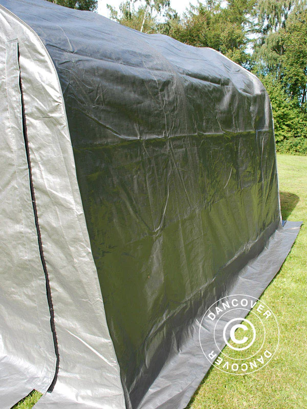 Förrådstält PRO 2x3x2m PE, Grå - Image 8