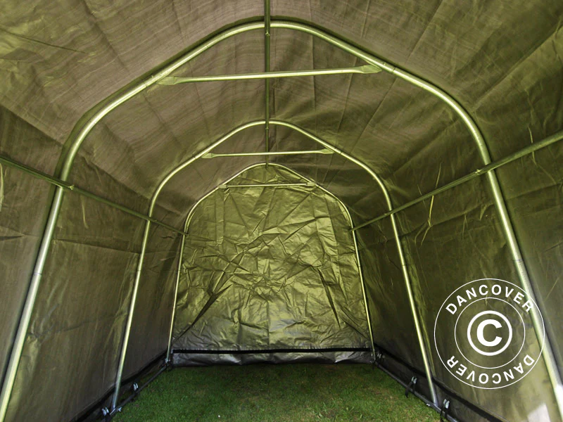 Förrådstält PRO 2x3x2m PE, Grå - Image 9