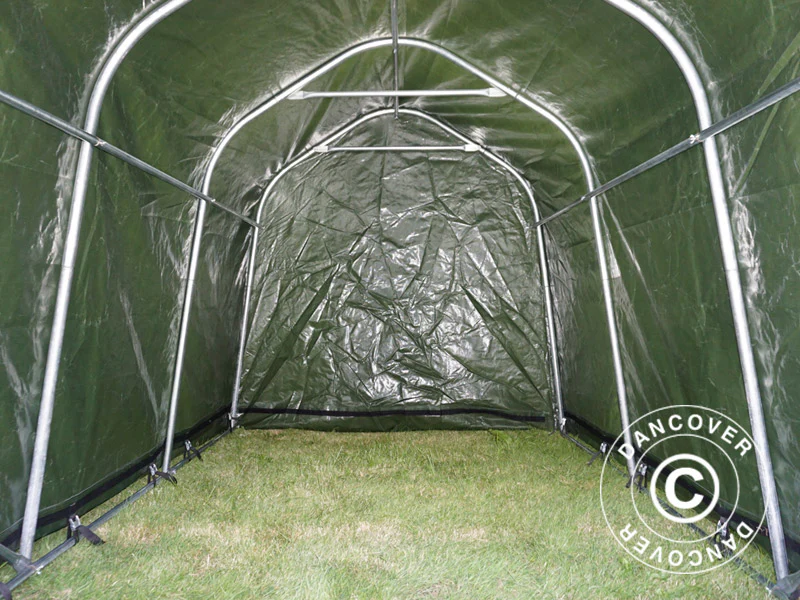 Förrådstält PRO 2x3x2m PE, Grön - Image 6