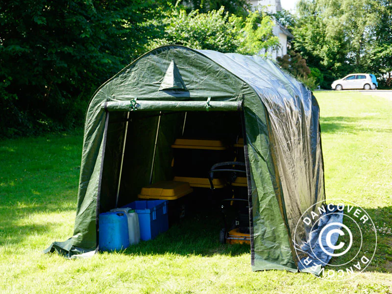 Förrådstält PRO 2x3x2m PE, Grön - Image 7