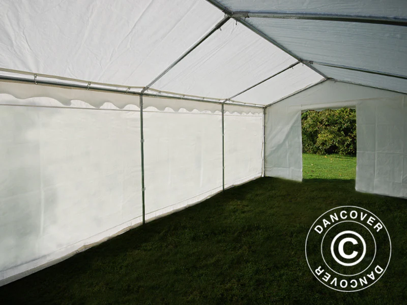Förvaringstält Basic 2-i-1, 3x6m PE 700, Vit - Image 5