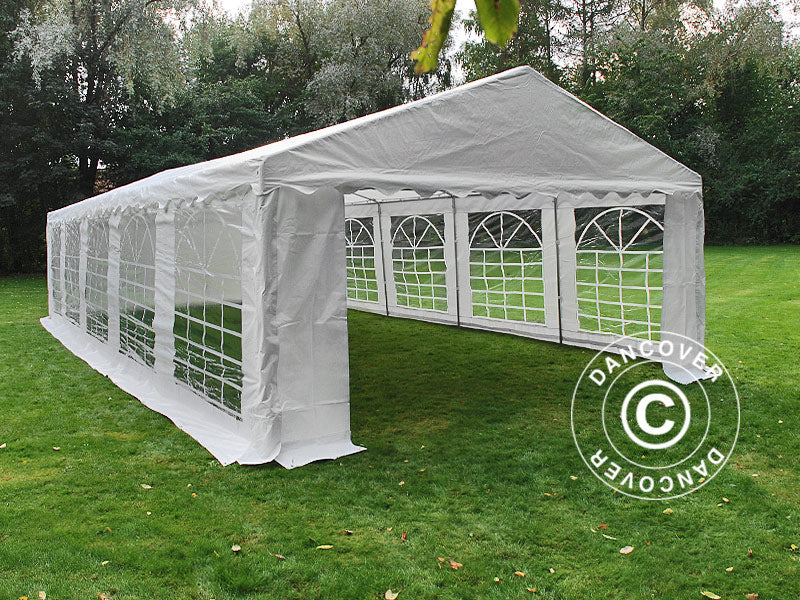 Förvaringstält Basic 2-i-1, 4x10m PE 700, Vit - Image 8