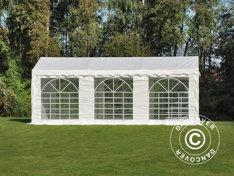 Förvaringstält Basic 2-i-1, 4x6m PE 700, Vit - Image 6