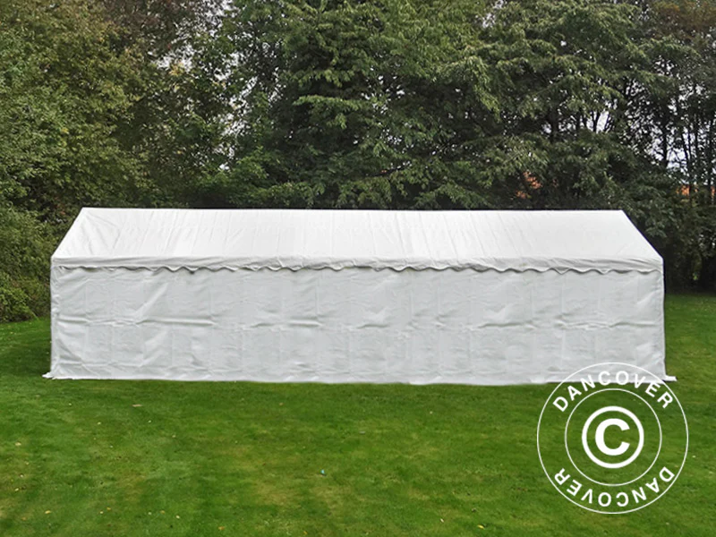 Förvaringstält Basic 2-i-1, 5x10m PE 700, Vit - Image 3
