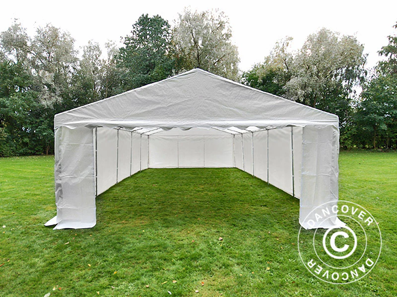 Förvaringstält Basic 2-i-1, 5x10m PE 700, Vit - Image 4