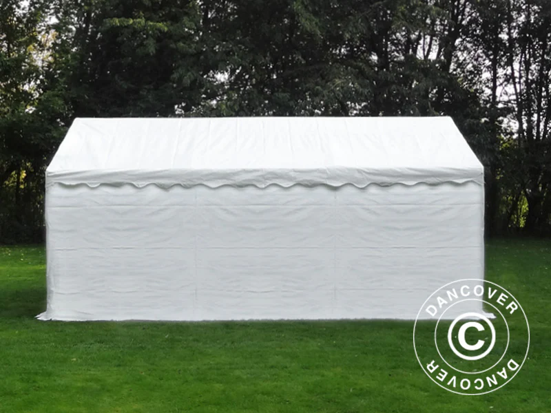 Förvaringstält Basic 2-i-1, 5x6m PE 700, Vit - Image 3