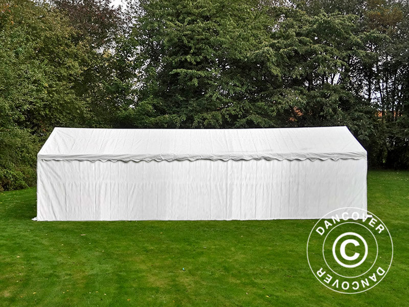 Förvaringstält Basic 2-i-1, 6x12m PE 700, Vit - Image 3