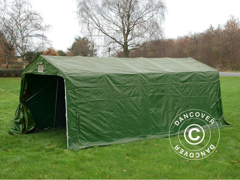 Garagetält PRO 3,3x6x2,4m PVC, Grön - Image 5
