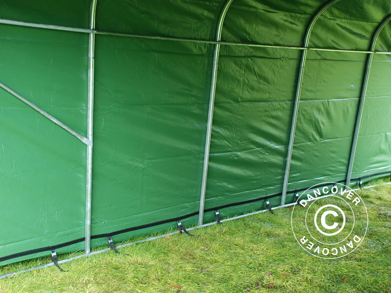 Garagetält PRO 3,6x6x2,68m PVC, Grön - Image 6