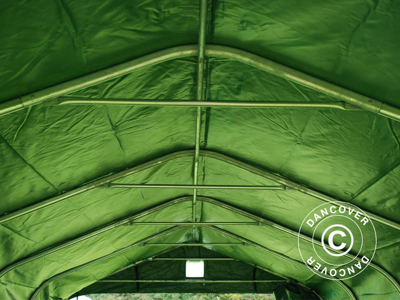Garagetält PRO 3,6x6x2,68m PVC, Grön - Image 7