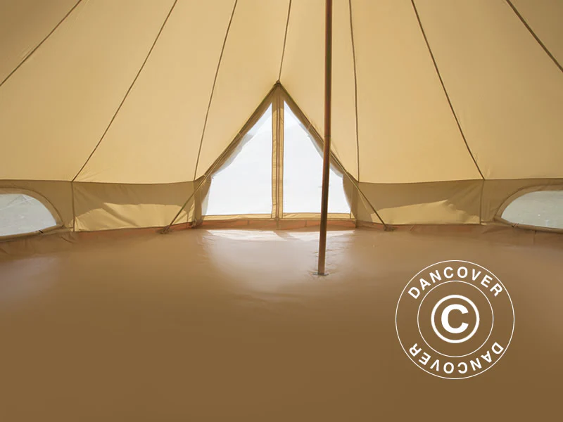 Glampingtält för glamping, TentZing®, 4x4m, 4 Pers, Sand - Image 5