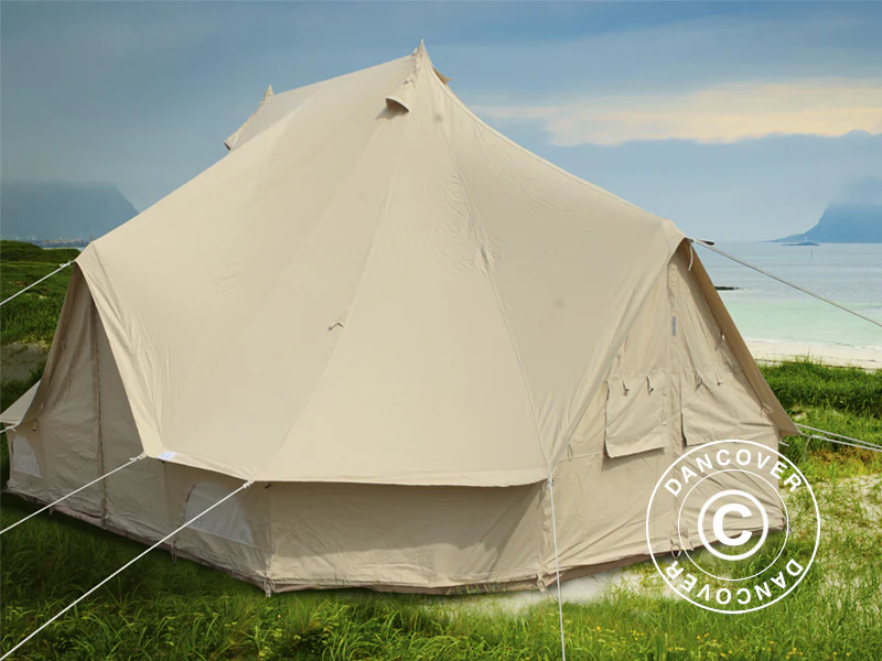 Glampingtält för glamping, TentZing®, 4x6m, 12 Pers, Sand - Image 2
