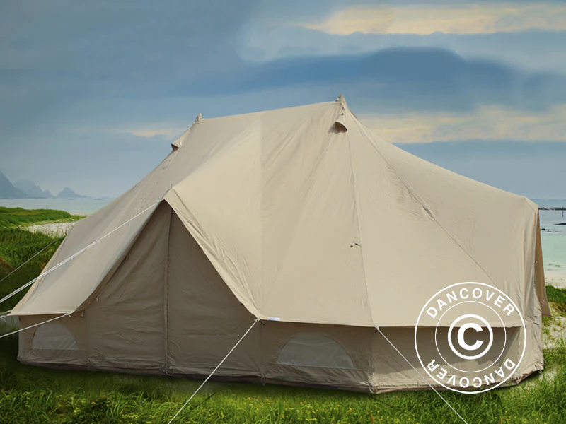 Glampingtält för glamping, TentZing®, 4x6m, 12 Pers, Sand - Image 3