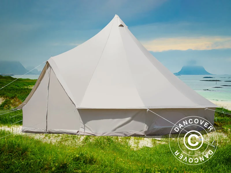 Glampingtält för glamping, TentZing®, 5x5m, 6 Pers, Sand - Image 4