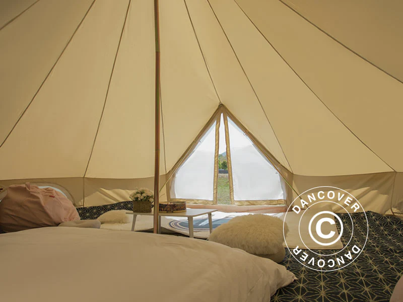 Glampingtält för glamping, TentZing®, 5x5m, 6 Pers, Sand - Image 6