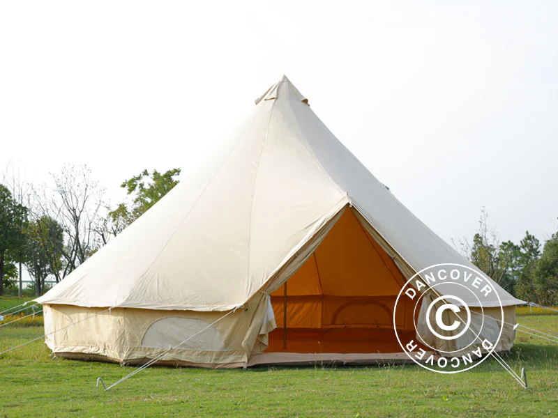 Glampingtält för glamping, TentZing®, 7x7m, 10 Pers, Sand - Image 3