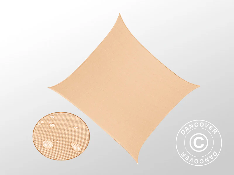 Gör-det-själv solsegel, 0,5x50m, 1 rulle, Sand - Image 5