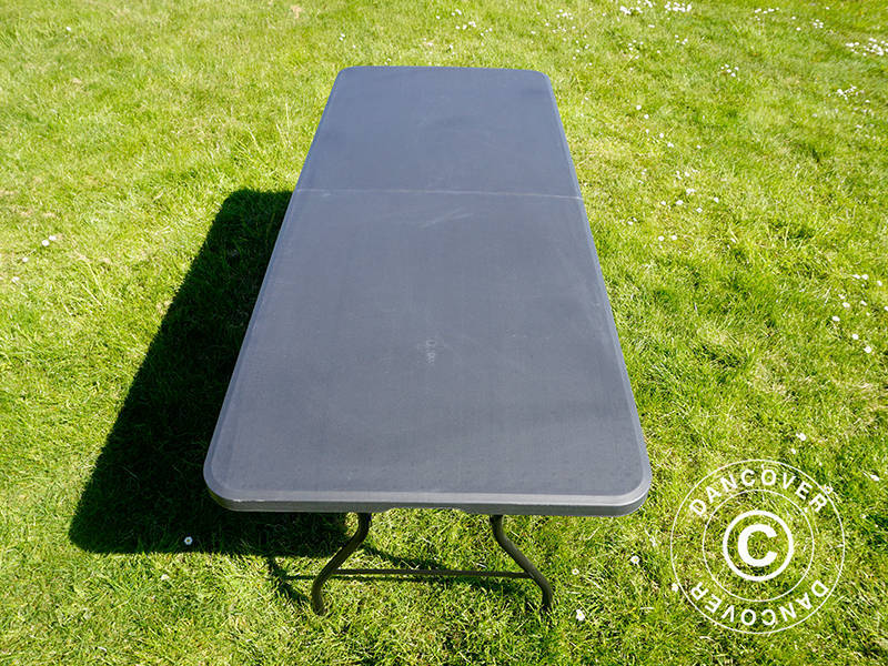 Hopfällbart bord 180x74x74cm, Svart (10 st.) - Image 23