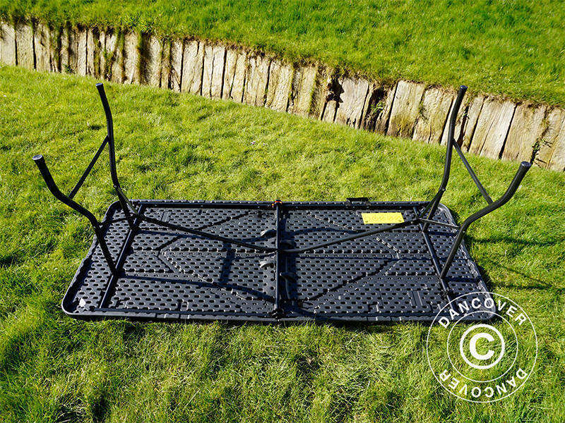 Hopfällbart bord 180x74x74cm, Svart (10 st.) - Image 25