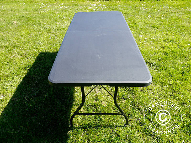 Hopfällbart bord 180x74x74cm, Svart (25 st.) - Image 12