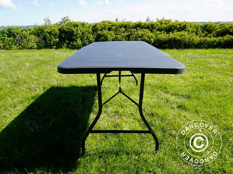 Hopfällbart bord 180x74x74cm, Svart (25 st.) - Image 15
