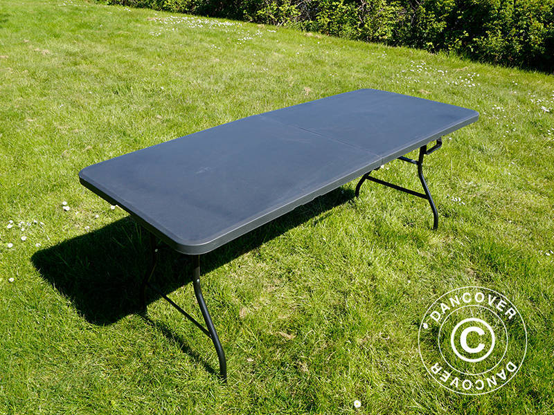 Hopfällbart bord 180x74x74cm, Svart (25 st.) - Image 18