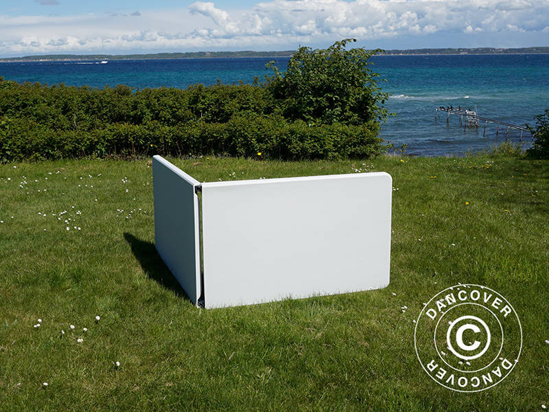 Hopfällbart bord 240x76x74cm, Ljusgrå (1 st.) - Image 31
