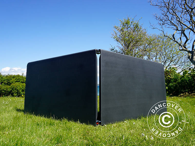 Hopfällbart bord 240x76x74cm, Svart (1 st.) - Image 10