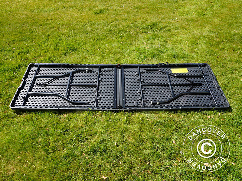 Hopfällbart bord 240x76x74cm, Svart (10 st.) - Image 27