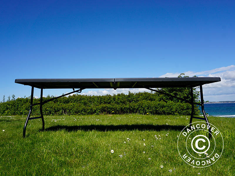 Hopfällbart bord 240x76x74cm, Svart (25 st.) - Image 14