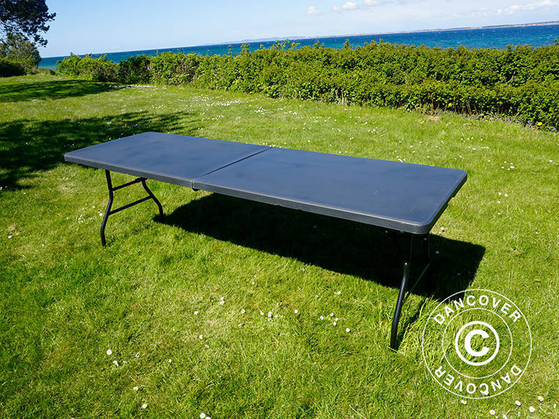 Hopfällbart bord 240x76x74cm, Svart (25 st.) - Image 18
