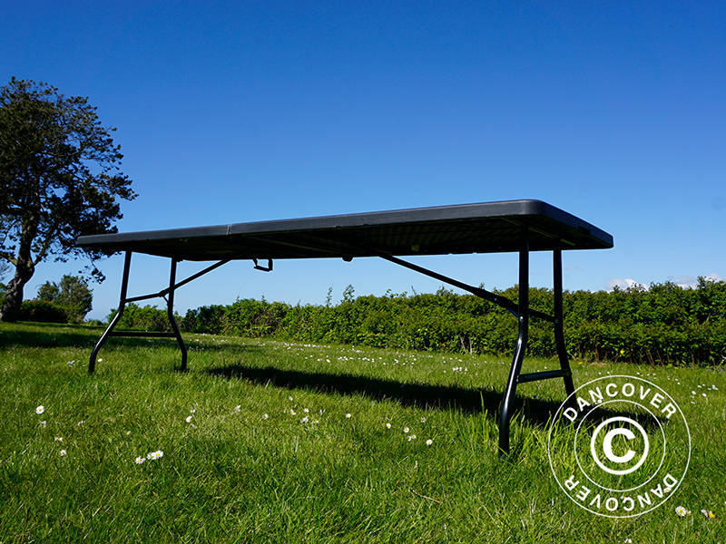 Hopfällbart bord 240x76x74cm, Svart (25 st.) - Image 19