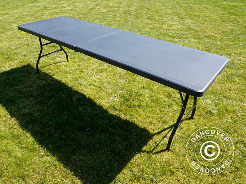Hopfällbart bord 240x76x74cm, Svart (25 st.) - Image 21
