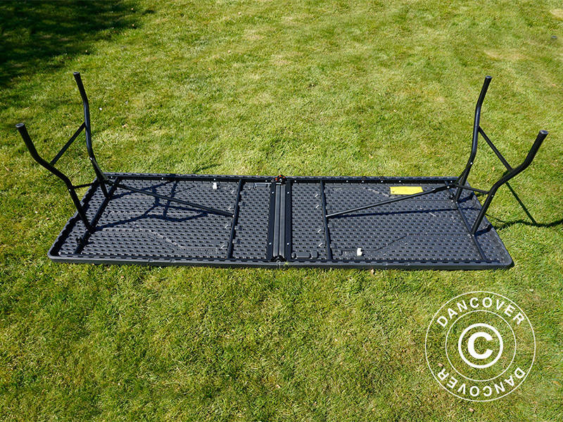 Hopfällbart bord 240x76x74cm, Svart (25 st.) - Image 28